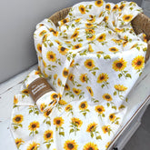 Sunflowers Bamboo Cotton Swaddle