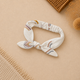 Too Cute Organic Cotton Headband - Peaceful Rainbow