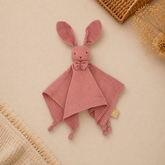 Dark Pink Organic Cotton Bunny Comforter