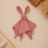 Dark Pink Organic Cotton Bunny Comforter
