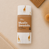 Graceful Giraffe Cotton Muslin Swaddle