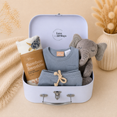 Elephant Classic Organic Baby Boy Gift Hamper