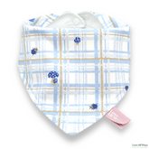 100% Cotton Bandana Bib - Blue Lady Bug