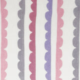 Love All Ways 100% Cotton Bandana Adjustable Bib - Pink Stripes close up
