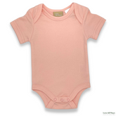 Organic Combed Cotton Romper - Pink Salt
