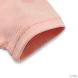 Organic Combed Cotton Romper - Pink Salt