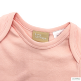 Organic Combed Cotton Romper - Pink Salt