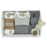 Baby Boy Gift Basket A New Beginning - Warm Grey
