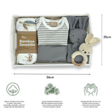 Baby Boy Gift Basket A New Beginning - Warm Grey