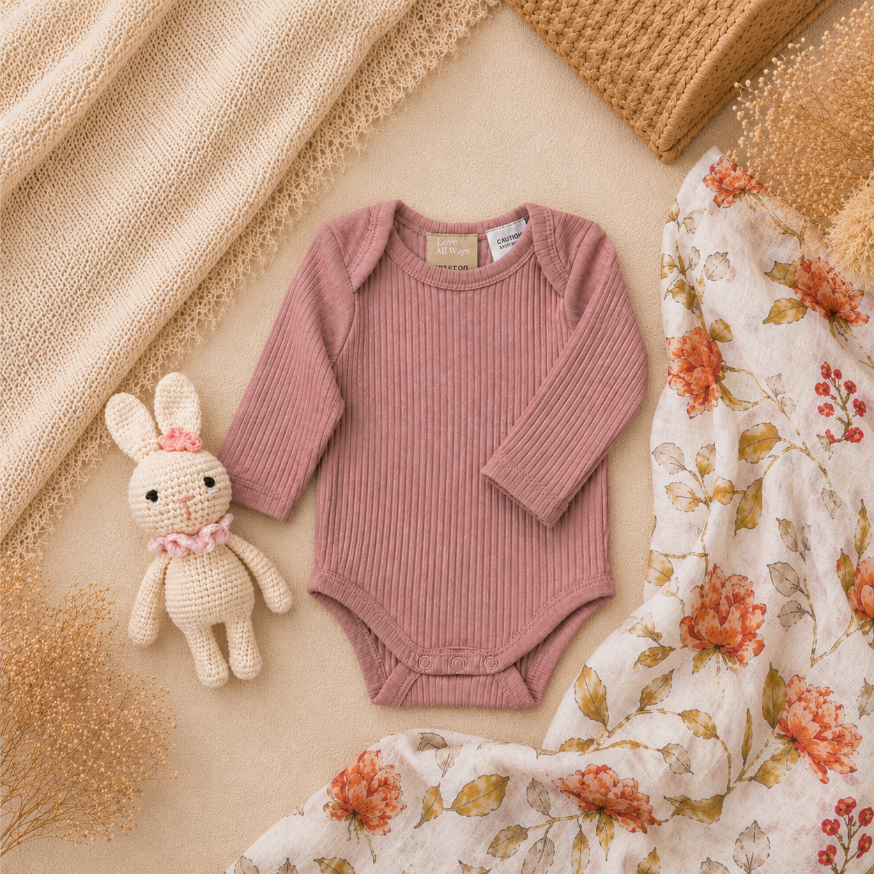 Pure Bliss Blossom & Bows Premium Baby Girl Hamper