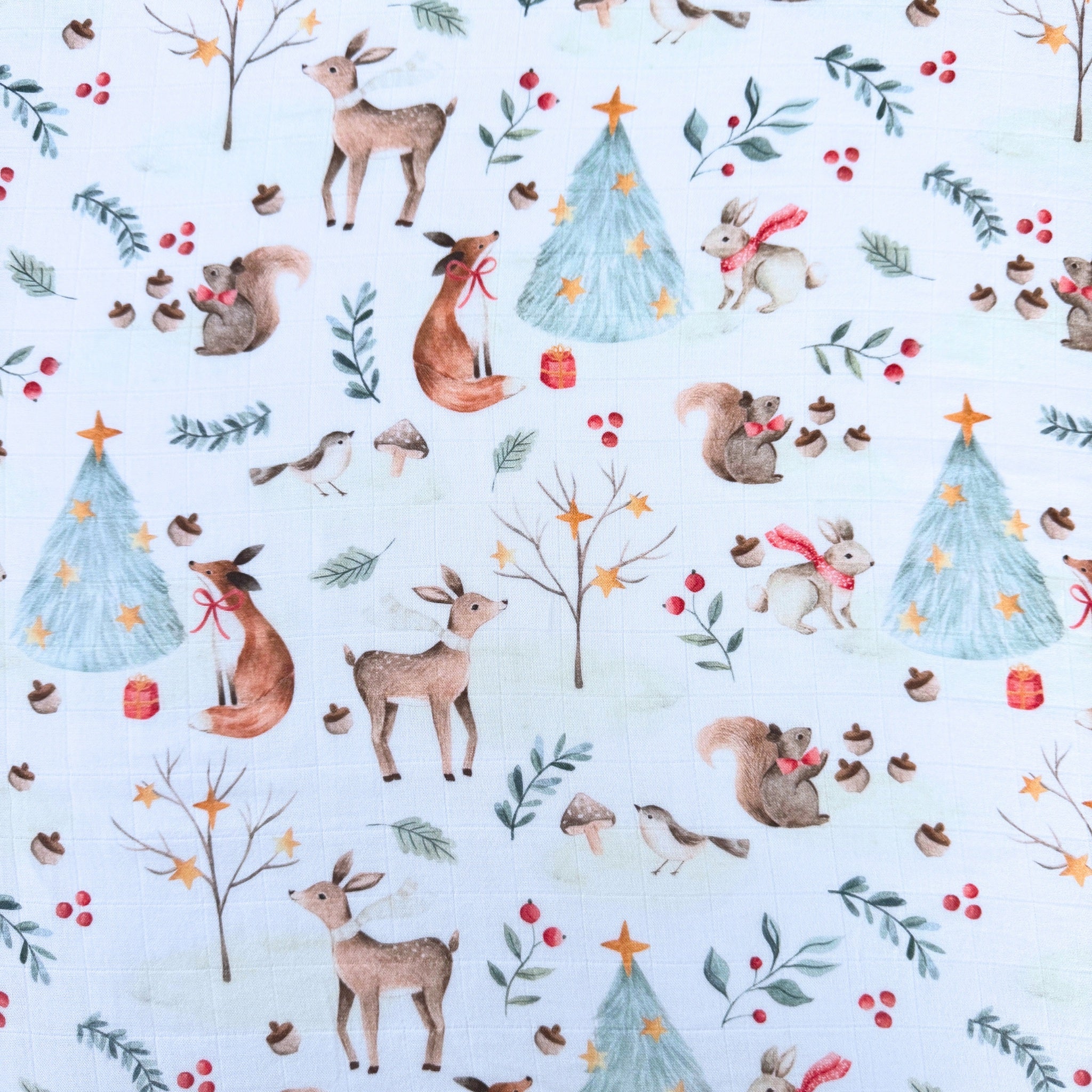 Classic Christmas Bamboo Swaddle