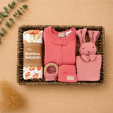 Cotton Comfort Deluxe Baby Girl Hamper