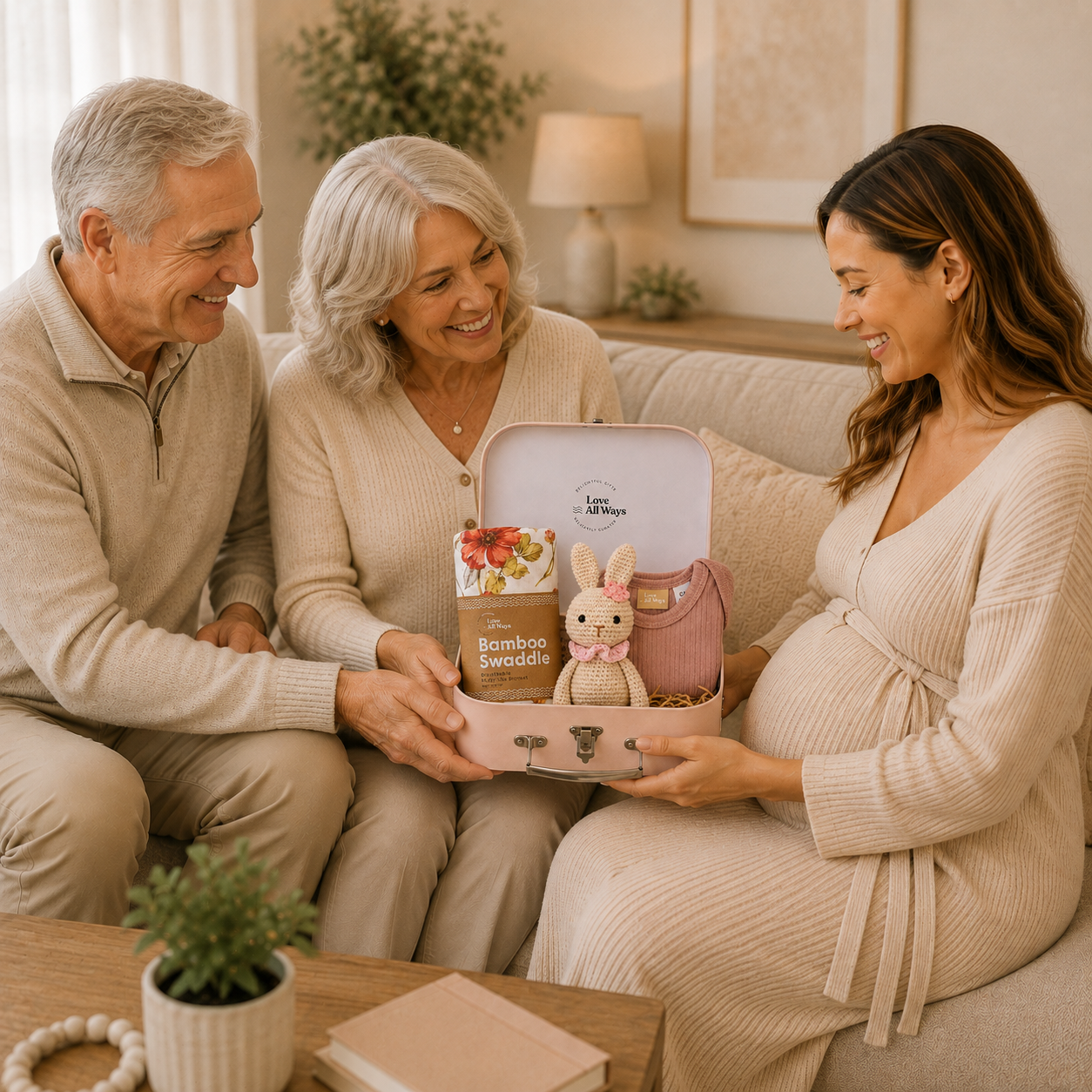 Pure Bliss Blossom & Bows Baby Girl Gift Hamper