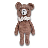 Ruffles Crocheted Teddy with Rattle