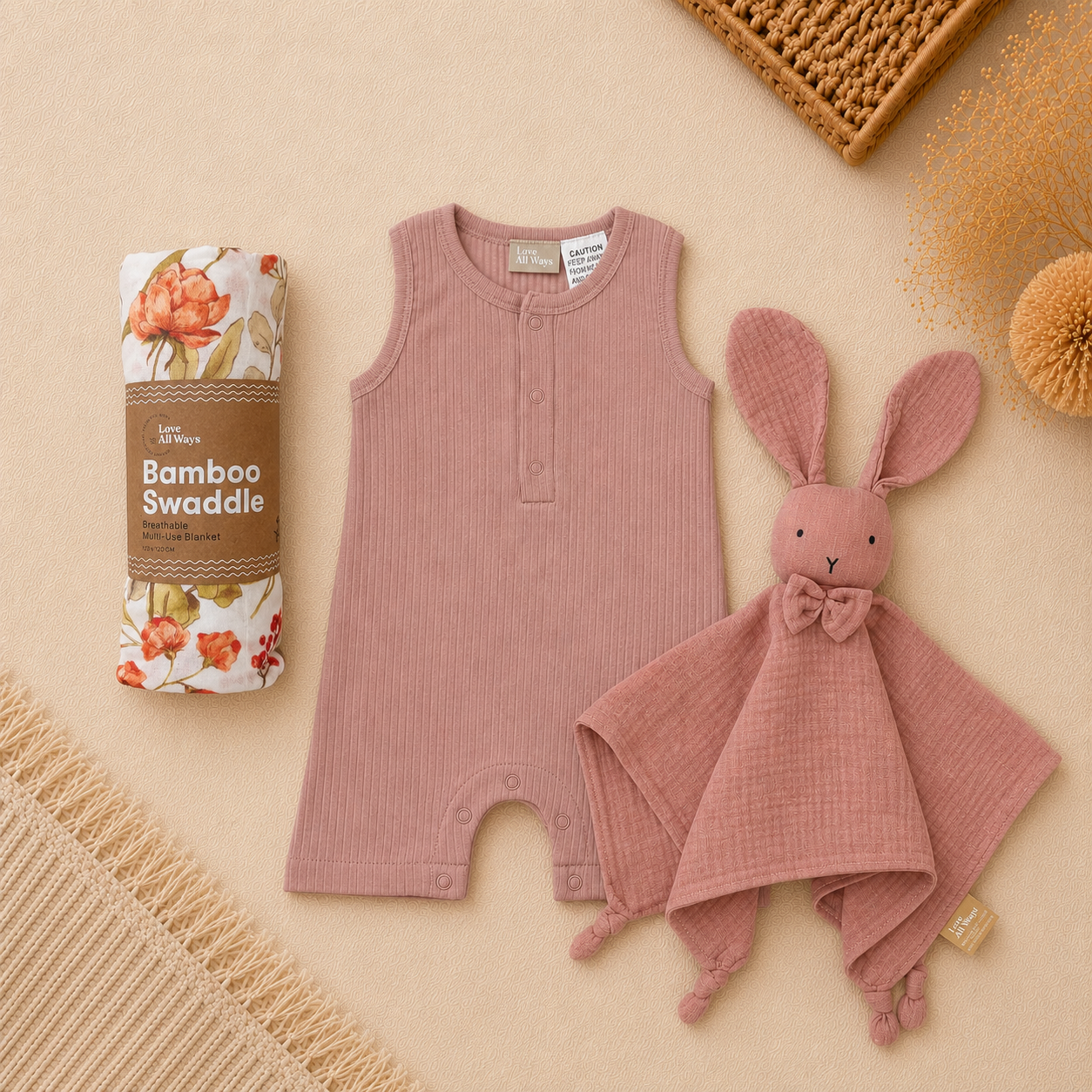 Summer Bunny Classic Baby Girl Hamper