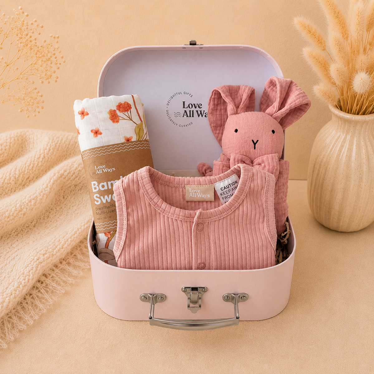 Summer Bunny Classic Baby Girl Hamper