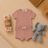 Elephant Classic Organic Baby Girl Gift Hamper