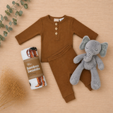 Winter Loungewear Premium Baby Hamper - Warm Caramel