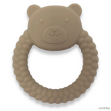 Braided Teddy Silicone Teether - Caramel