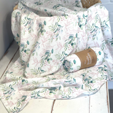 Botanical Cotton Muslin Swaddle