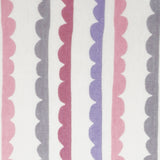 Love All Ways 100% Cotton Bandana Adjustable Bib - Pink Stripes close up