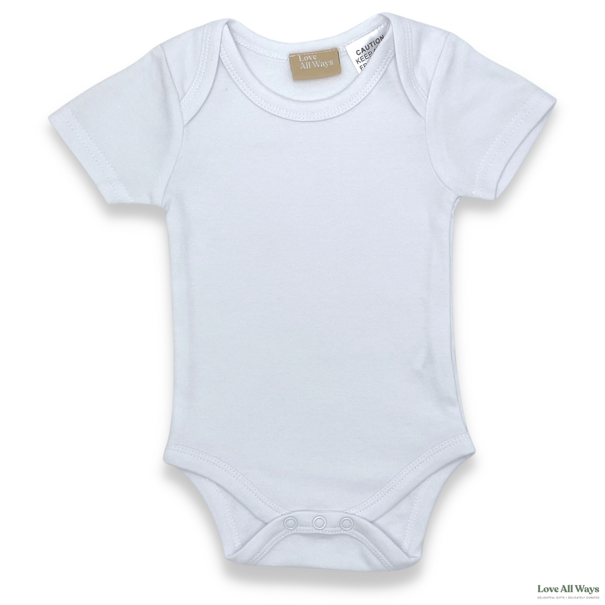 Organic Combed Cotton Romper - Pure White