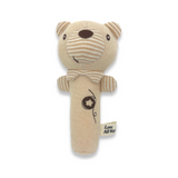 Love All Ways 100% GOTS Certified Organic Cotton Hand Stick - Happy Bear