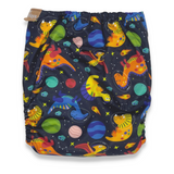 Love All Ways Eco Friendly Modern Cloth Nappy - Space Dinosaurs