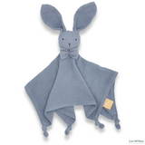 Steel Grey Organic Cotton Bunny Comforter