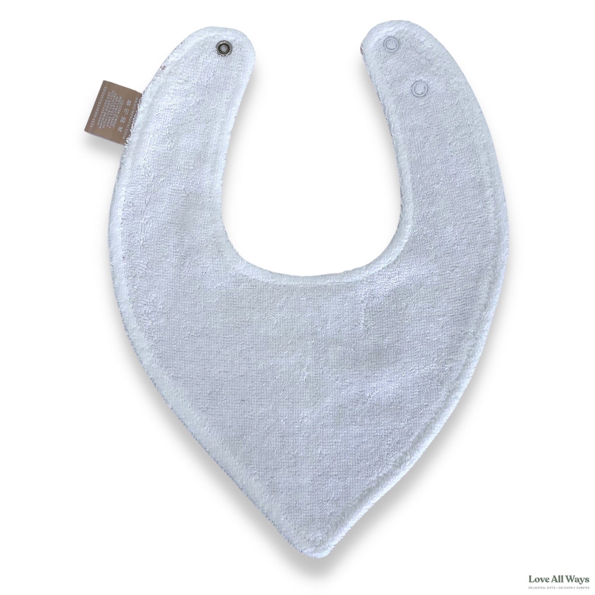 Love All Ways 100% Organic Cotton Bandana Bib - Sea Foam Green