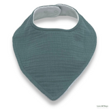 Love All Ways 100% Organic Cotton Bandana Bib - Sea Foam Green