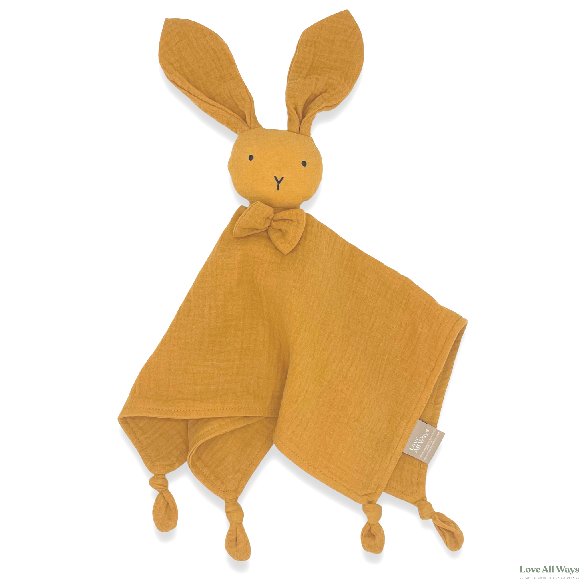 Love All Ways Organic Cotton Bunny Comforter - Bronze