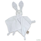 Love All Ways Organic Cotton Bunny Comforter - Pure White