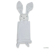Love All Ways Organic Cotton Bunny Comforter - Pure White folded