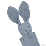 Steel Grey Organic Cotton Bunny Comforter