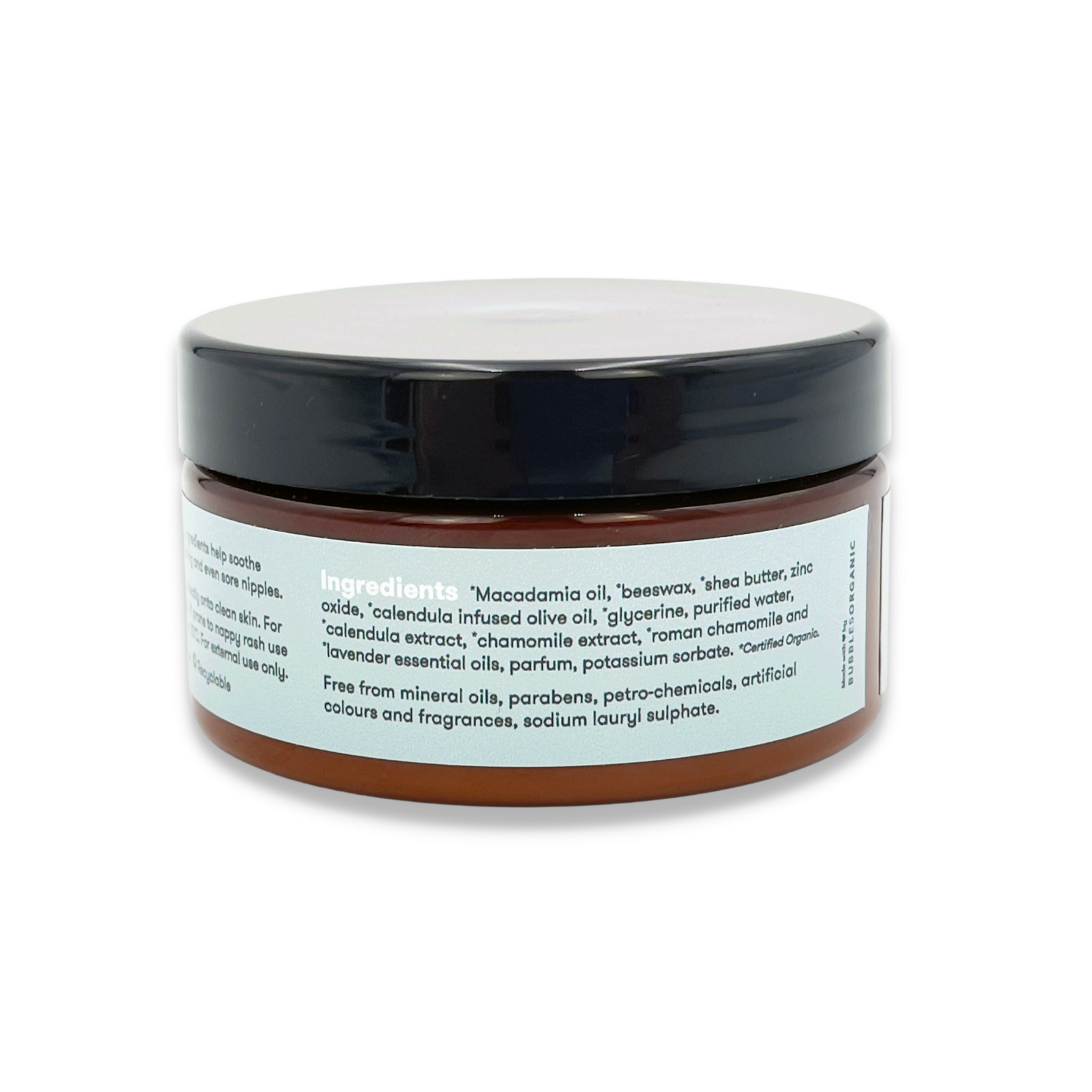 Love All Ways 100% Certified Organic Calming Balm 45g for baby ingredients list