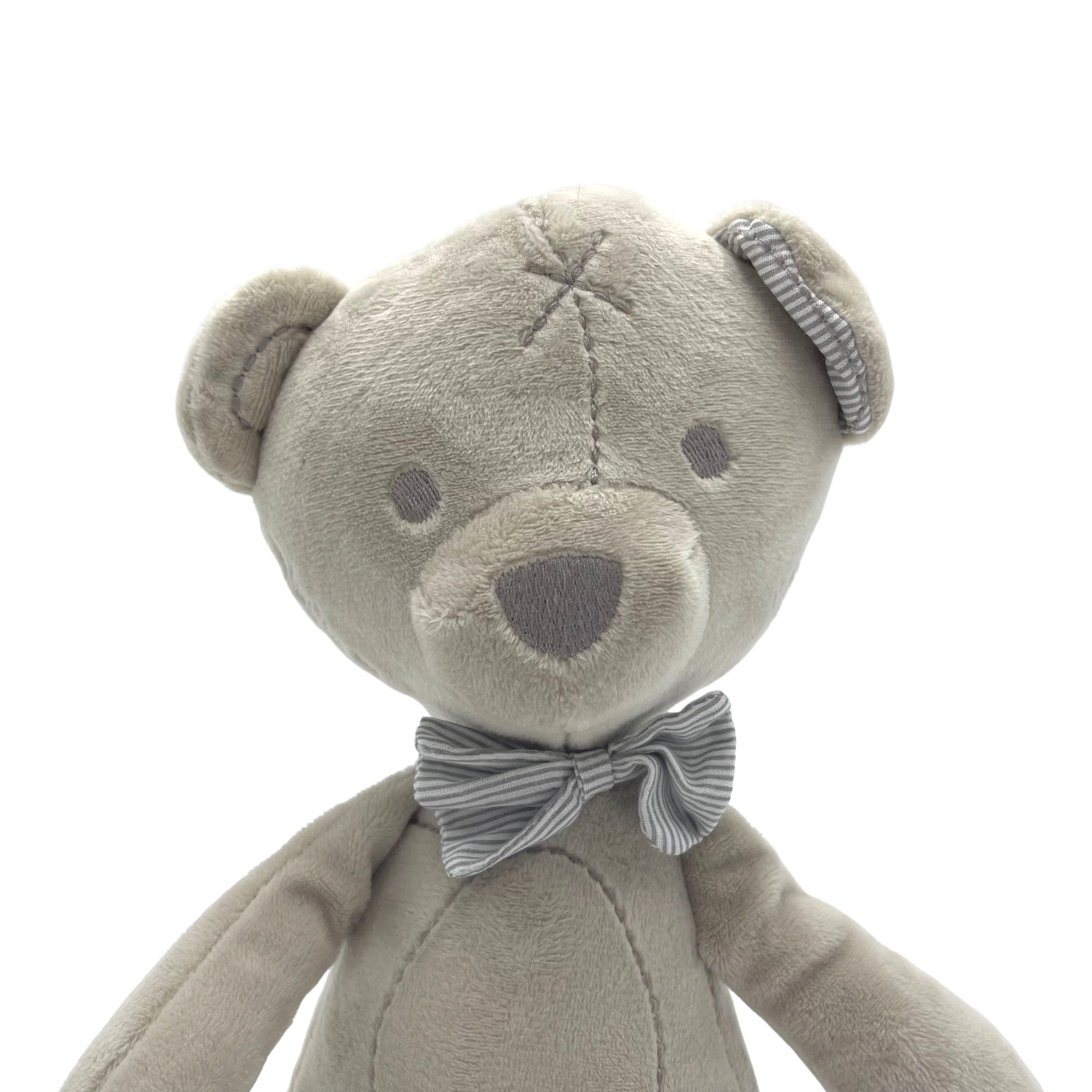 Love All Ways Plush Floppy Teddy with Bowtie