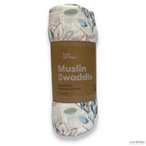 Botanical Cotton Muslin Swaddle