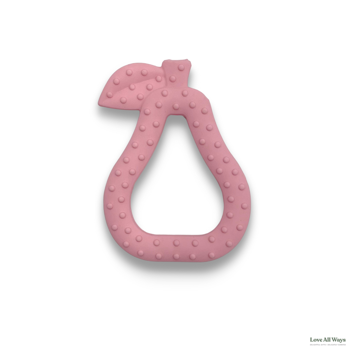 Love All Ways Pear Silicone Teether - Musk