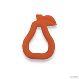 Love All Ways Pear Silicone Teether - Pumpkin