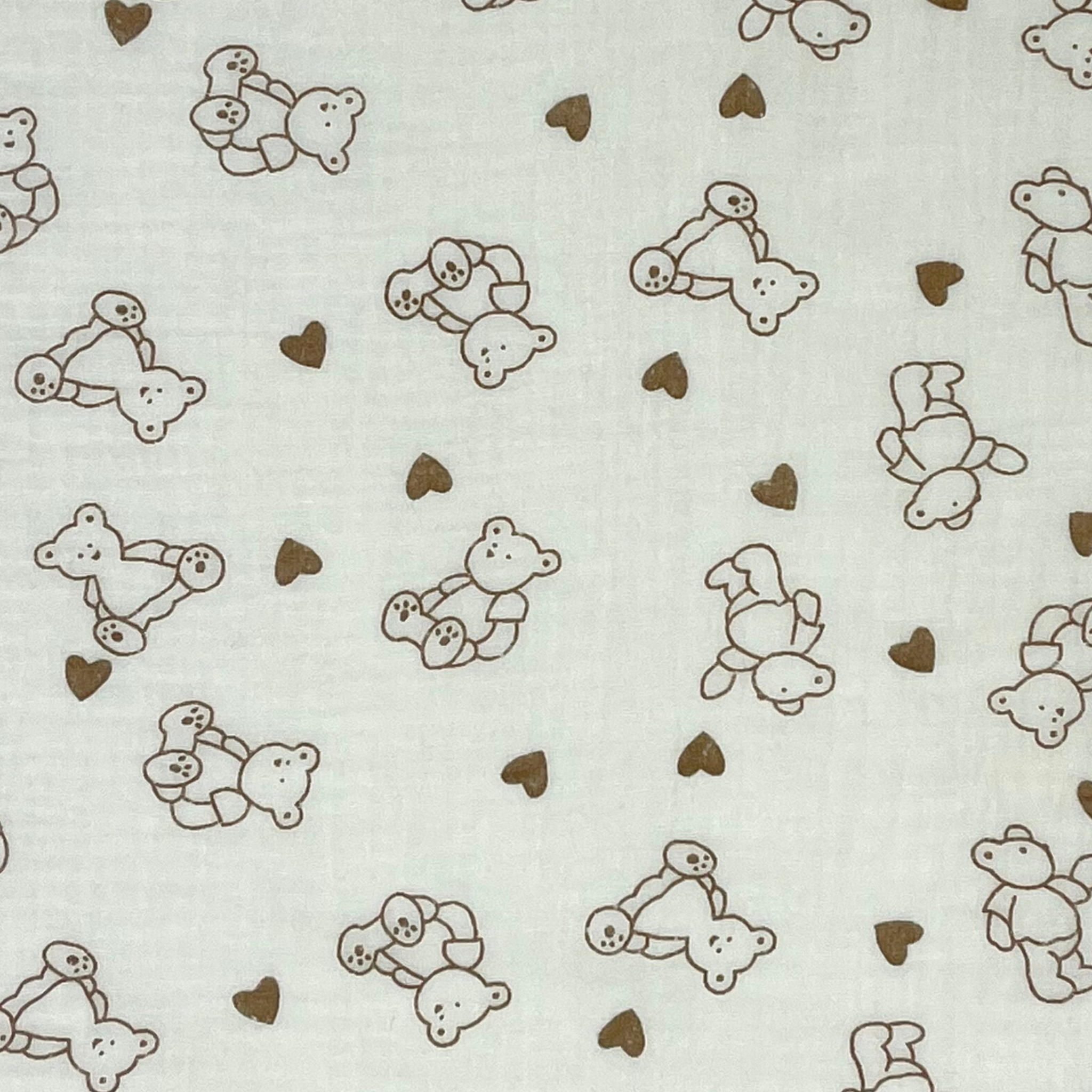 Loving Teddy Cotton Muslin Swaddle