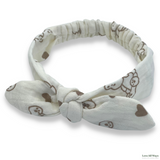 Too Cute Organic Cotton Headband - Loving Teddy